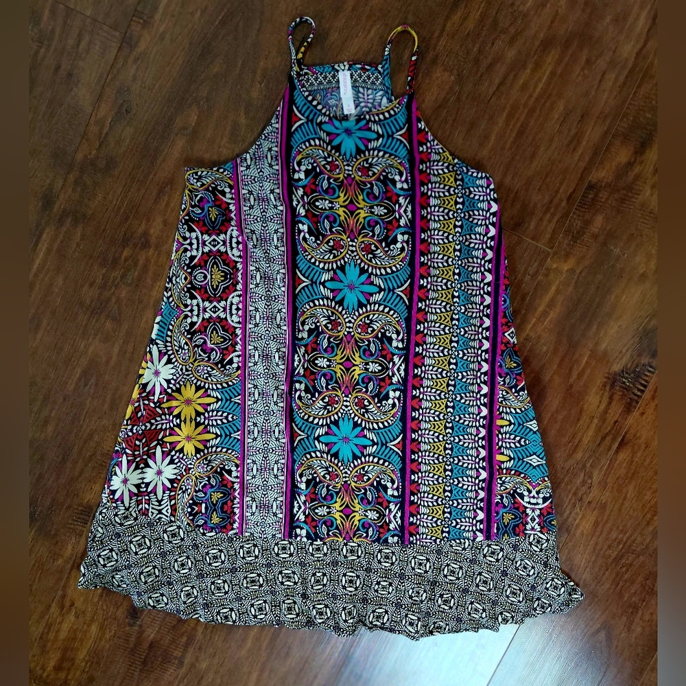 Xhilaration Vibrant Patterned Camisole - Picture 1 of 8